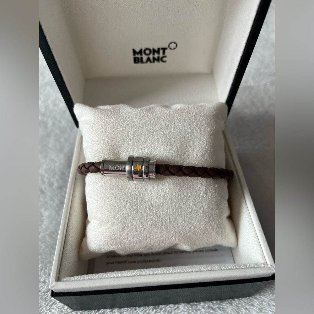 BRAND NEW MontBlanc Special Edition Le Petit Prince Bracelet in Brown Leather